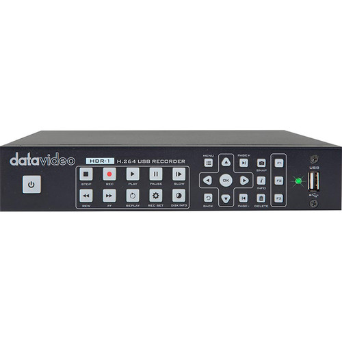 HDR-1 מקליט HD עצמאי בפורמט H.264 ע"ג דיסק USB מבית DATAVIDEO